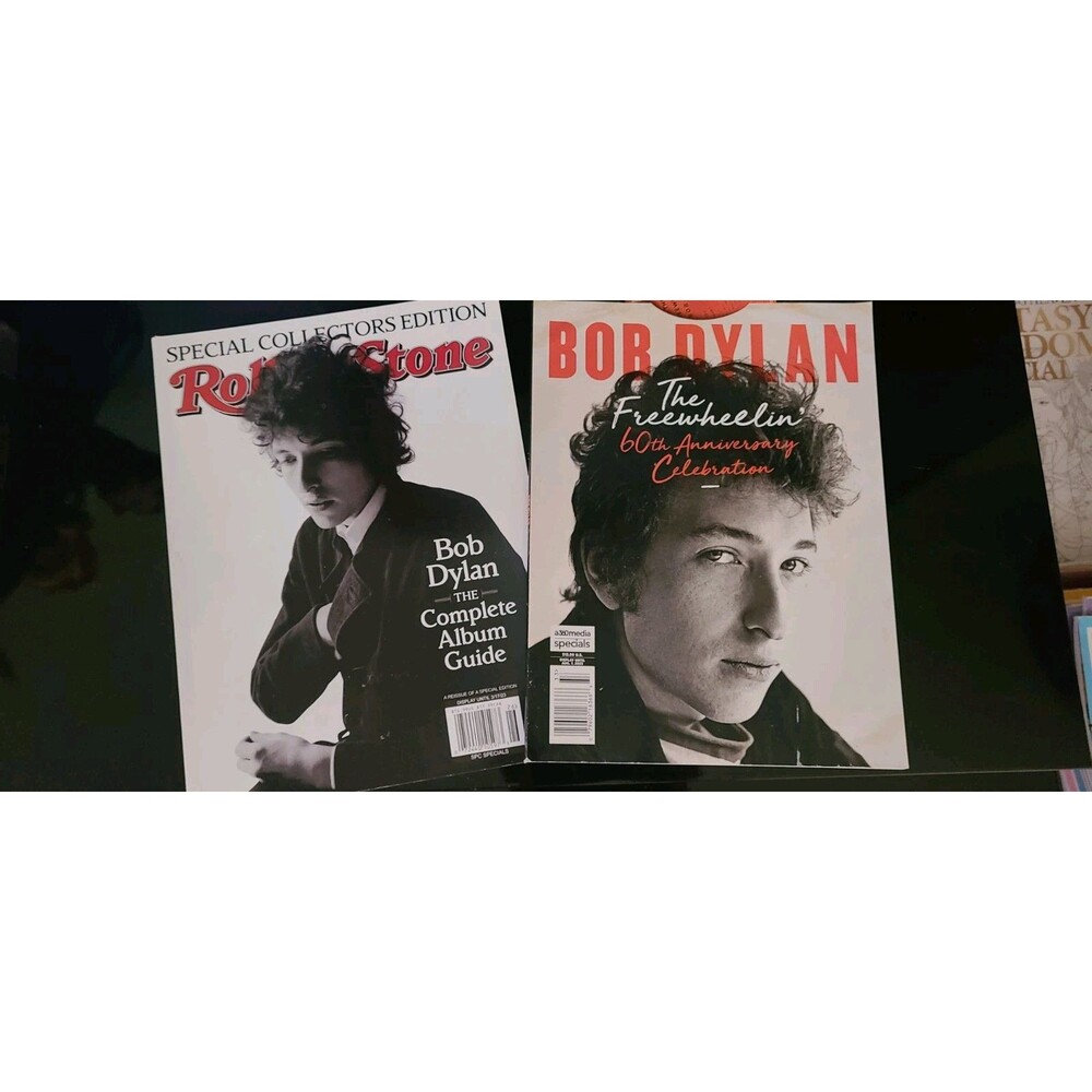 Lot of 2 Bob Dylan Magazines Rolling Stone